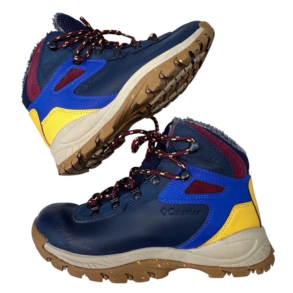 Columbia Newton Ridge Plus Hiking Boots Women 8.5 Ortholite EcoLT OmniGrip
